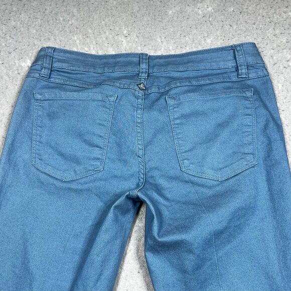 Prana Jeans Womens Size 4/27 Blue Stretch Skinny Straight Denim Pockets - Picture 9 of 13